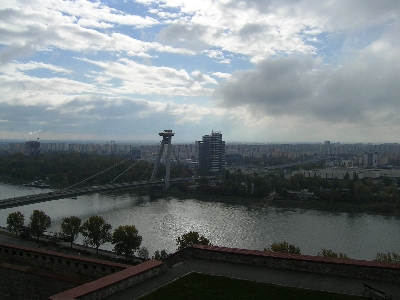 Die Donaubrücke in Bratislava